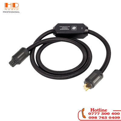 Dây nguồn mạ bạc AUDIOMECA HIFI có chức năng giảm tiếng ồn chủ động, cáp nguồn chống sét