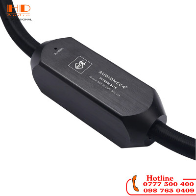 Dây nguồn mạ bạc AUDIOMECA HIFI có chức năng giảm tiếng ồn chủ động, cáp nguồn chống sét