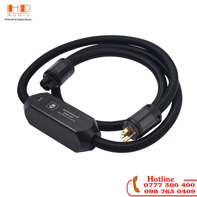Dây nguồn mạ bạc AUDIOMECA HIFI có chức năng giảm tiếng ồn chủ động, cáp nguồn chống sét