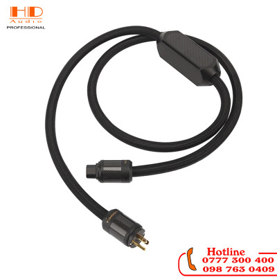 Dây nguồn mạ bạc AUDIOMECA HIFI có chức năng giảm tiếng ồn chủ động, cáp nguồn chống sét