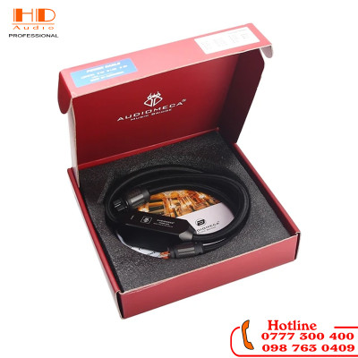 Dây nguồn mạ bạc AUDIOMECA HIFI có chức năng giảm tiếng ồn chủ động, cáp nguồn chống sét