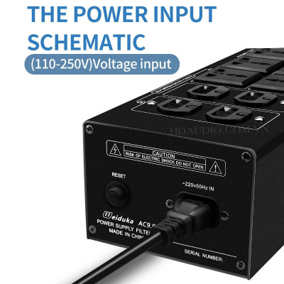 Lọc Nguồn Điện Sạch Weiduka AC 9.9Pro