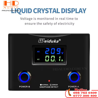 Lọc Nguồn Điện Sạch Weiduka AC 9.9Pro