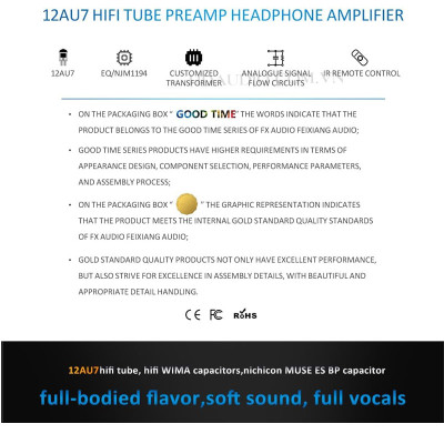 FX-AUDIO TUBE-05 Preamplifier 12AU7/ECC82