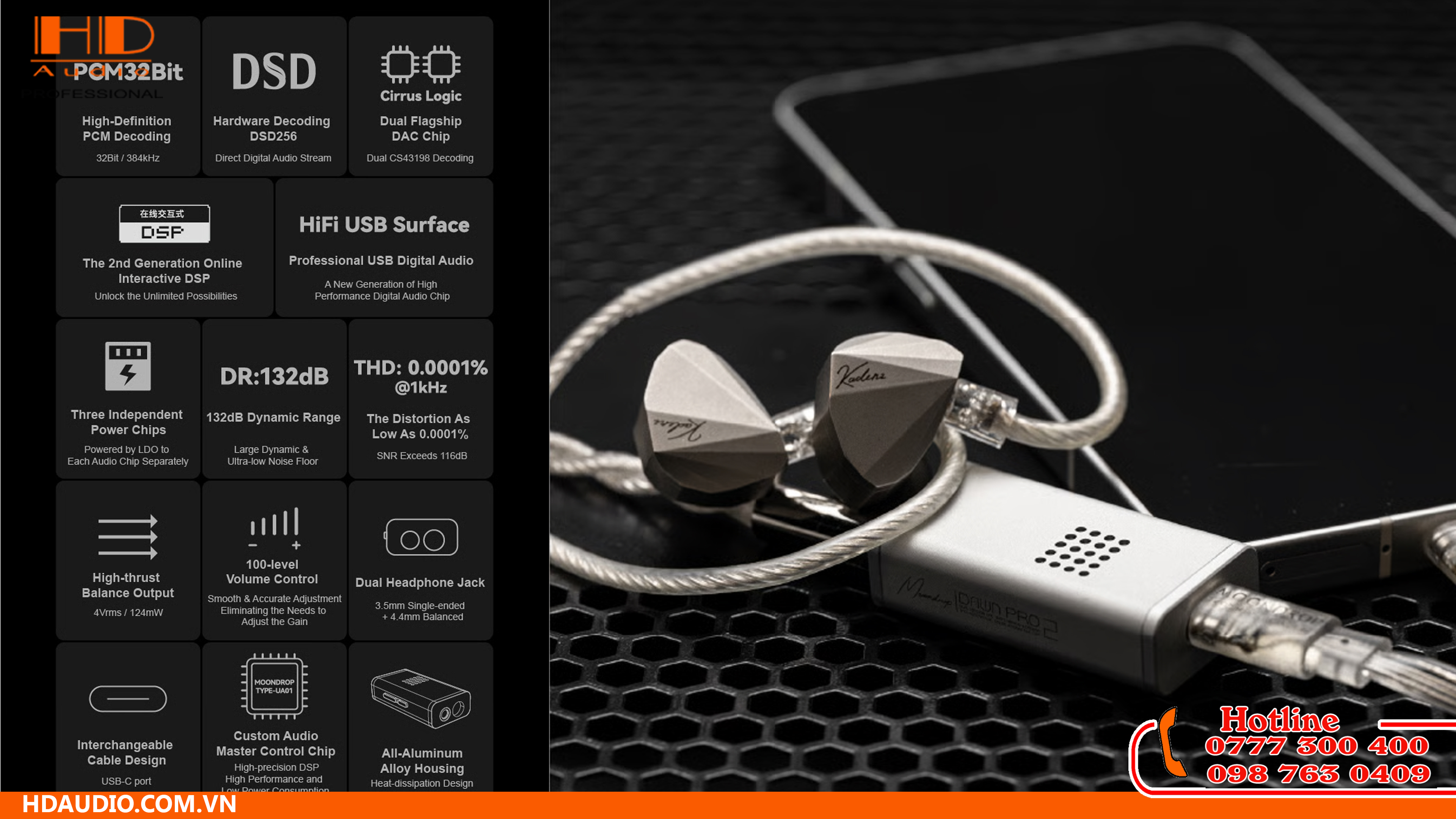 Moondrop Dawn Pro 2 — “Chiếc DAC/AMP di động nhỏ mà có võ”