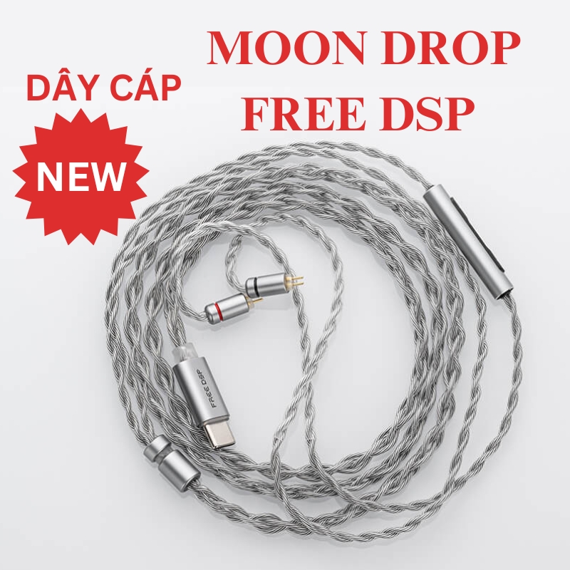 Cable MOONDROP FREE DSP | Cáp nâng cấp tai nghe IEM