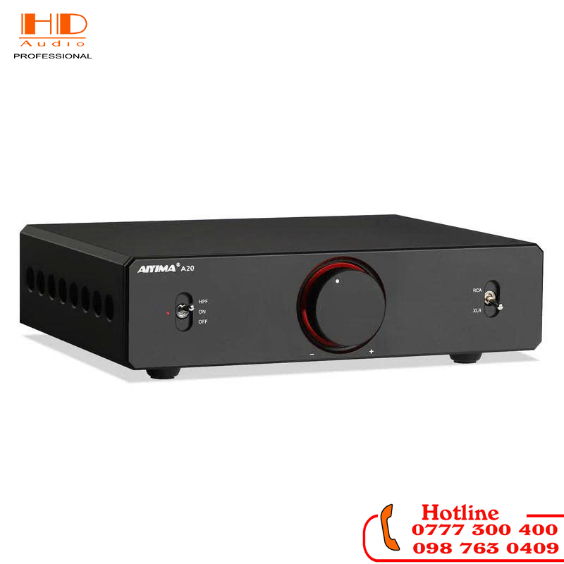 AIYIMA A20 - Ampli Công Suất Hi-Fi 2.1 Kênh TPA3255 Balanced XLR, Hỗ Trợ Subwoofer