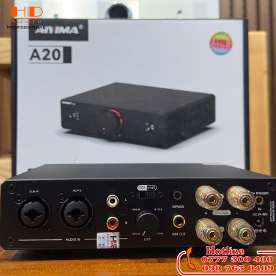 AIYIMA A20 - Ampli Công Suất Hi-Fi 2.1 Kênh TPA3255 Balanced XLR, Hỗ Trợ Subwoofer