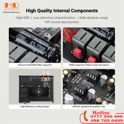 AIYIMA A80 - Amply Bluetooth Hi-Fi TPA3255 Tích Hợp DAC ES9038Q2M Công Suất 300W x2