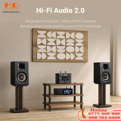 AIYIMA D20 – DAC Hi-Fi Dual Chip ESS ES9039Q2M & AK4493S, Bluetooth LDAC, XLR Balanced