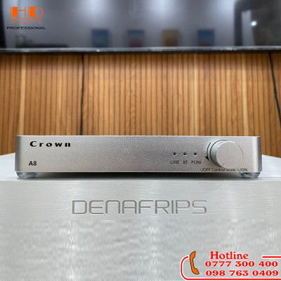 Amply cao cấp Crown A8 | Nhỏ gọn nhưng Mạnh mẽ