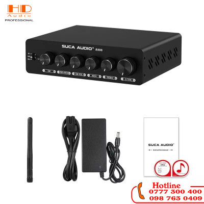 Amply SUCA AUDIO A900, Công suất 300W x 3, Bluetooth 5.2