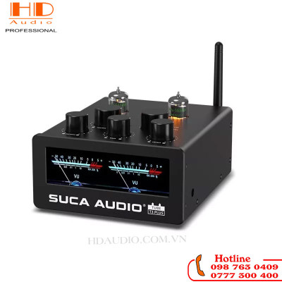 SUCA AUDIO TUBE-T3 PLUS 300W+300W Hifi Power Amplifier Tube Preamp Bluetooth 5.1