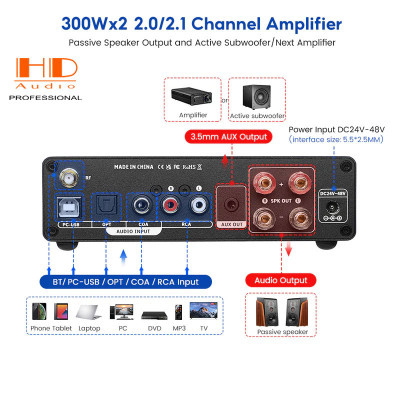 AIYIMA Decoder Amplifier