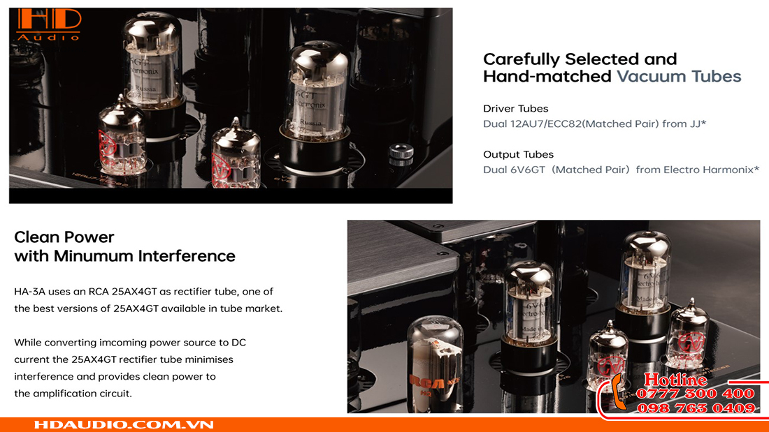 Cayin HA-3A Desktop Tube Headphone Amplifier