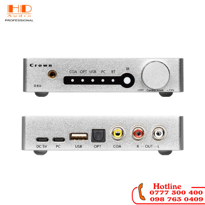 Giải mã DAC Crown D8U | Đọc trực tiếp USB