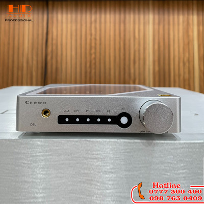 Giải mã DAC Crown D8U | Đọc trực tiếp USB