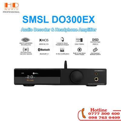 Giải mã DAC SMSL DO300 EX - Chip AK4499EX