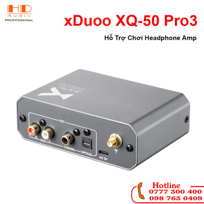 xDuoo XQ-50 Pro3 Bluetooth DAC and Headphone Amp