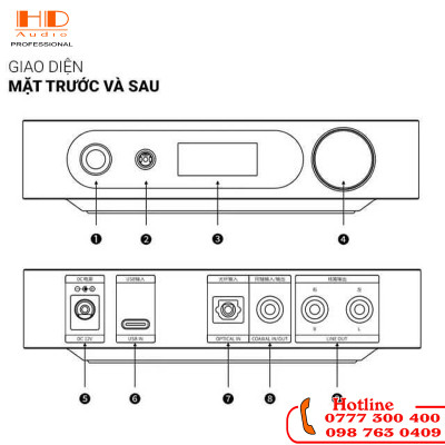 FiiO K11 R2R - DAC/Amp Desktop R2R Balanced Hi-Fi, Hỗ trợ NOS/OS, Công suất 1300mW