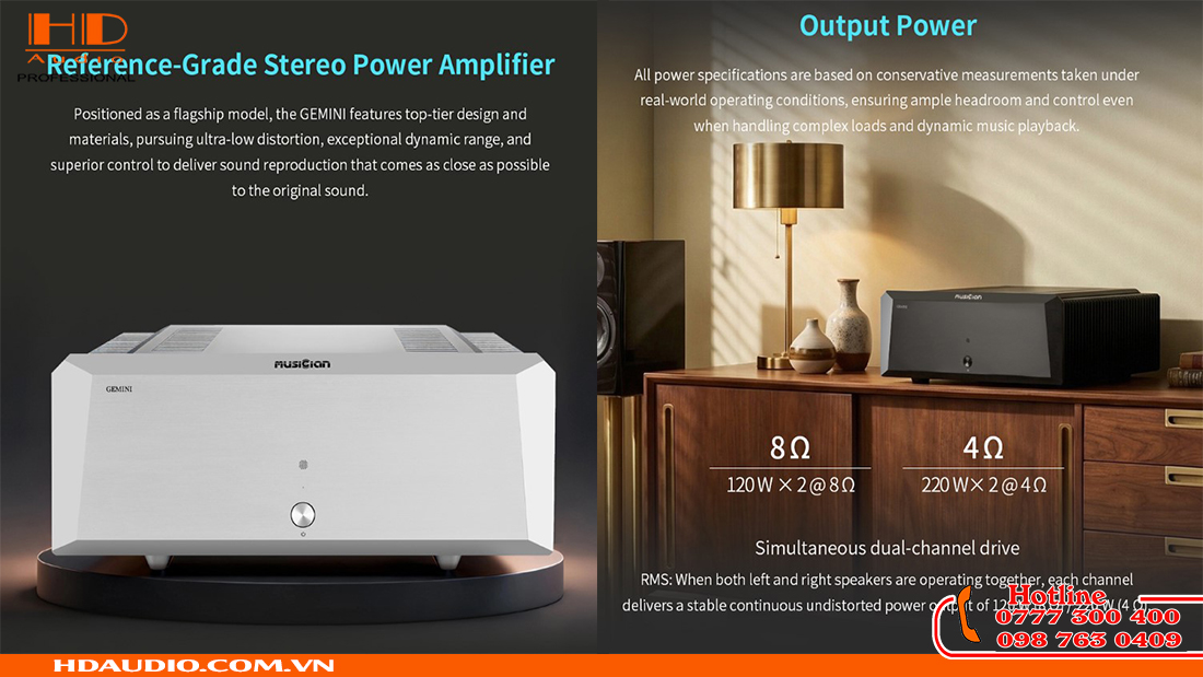 MUSICIAN GEMINI AMPLIFIER