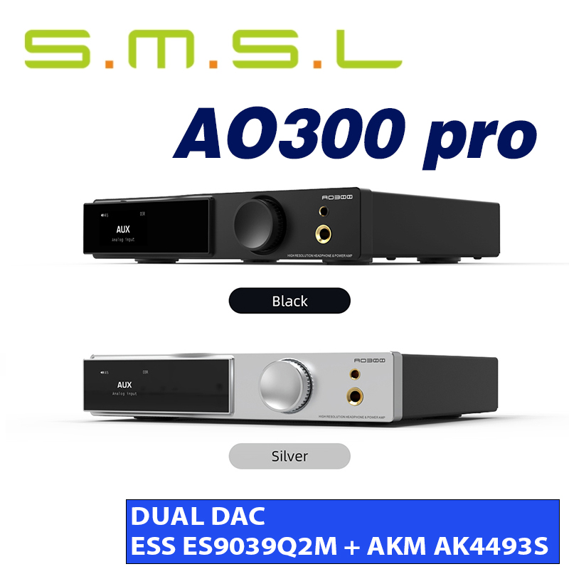 SMSL AO300 Pro – Amply Hi-Fi All-in-One DAC, Bluetooth LDAC, HDMI eARC, 165W × 2