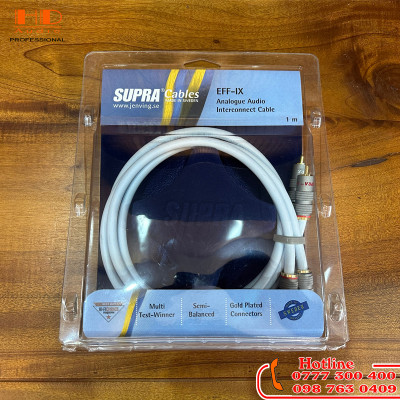 SUPRA EFF-IX AUDIO PAIR 1M