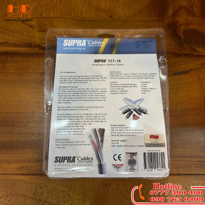 SUPRA EFF-IX AUDIO PAIR 1M