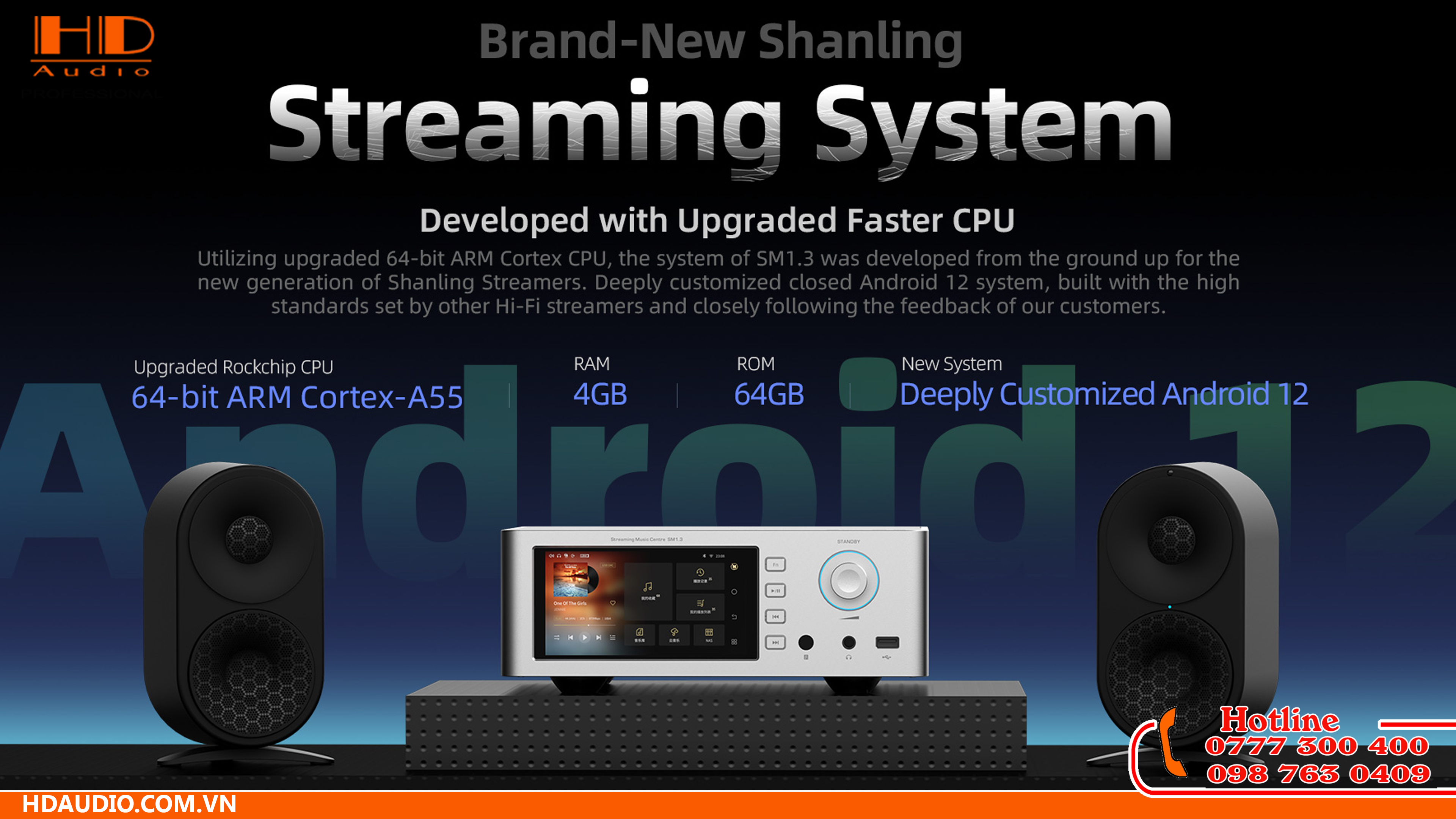 Shanling SM1.3: Streamer All-in-One Cho Hệ Thống Hifi Cao Cấp