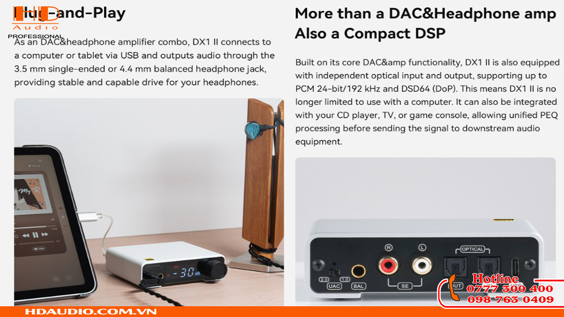 DAC/AMP Topping DX1 II