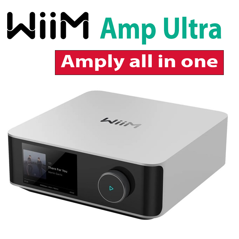 WiiM Amp Ultra – Amply Streaming Hi-Fi 100W/kênh, DAC ESS ES9039Q2M, HDMI ARC