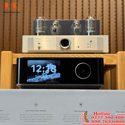 WiiM Amp Ultra – Amply Streaming Hi-Fi 100W/kênh, DAC ESS ES9039Q2M, HDMI ARC