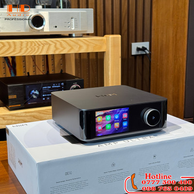 WiiM Amp Ultra – Amply Streaming Hi-Fi 100W/kênh, DAC ESS ES9039Q2M, HDMI ARC
