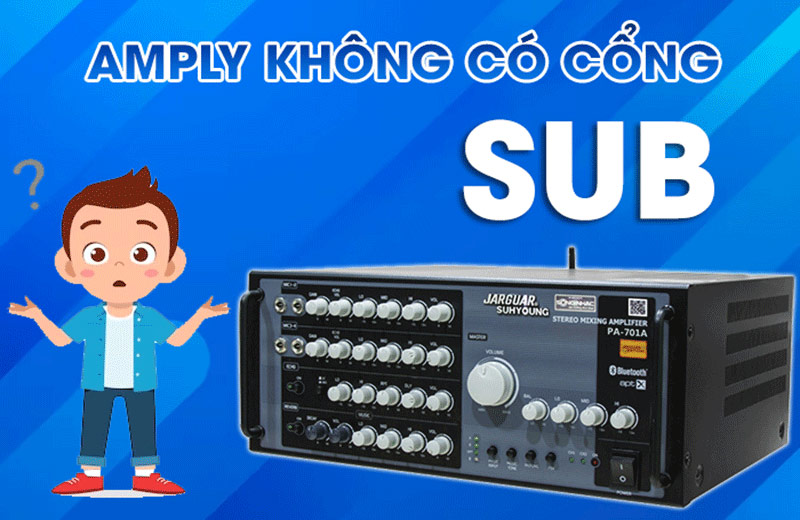 Amply Không Có Cổng SUB: Làm Sao Để Kết Nối?