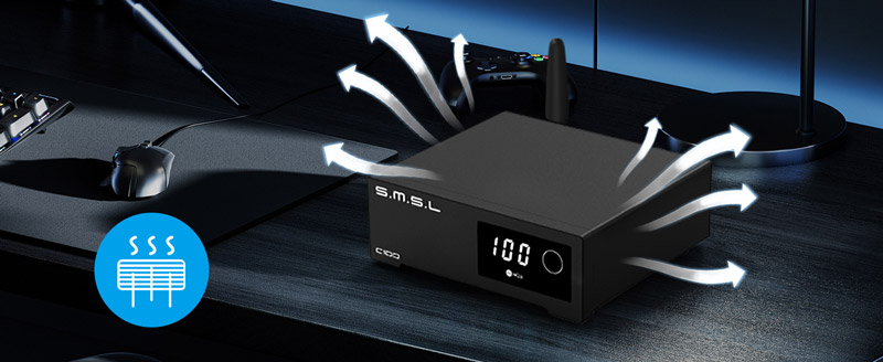 SMSL C100 - Công nghệ hiện đại, hỗ trợ giải mã nhanh, chính xác