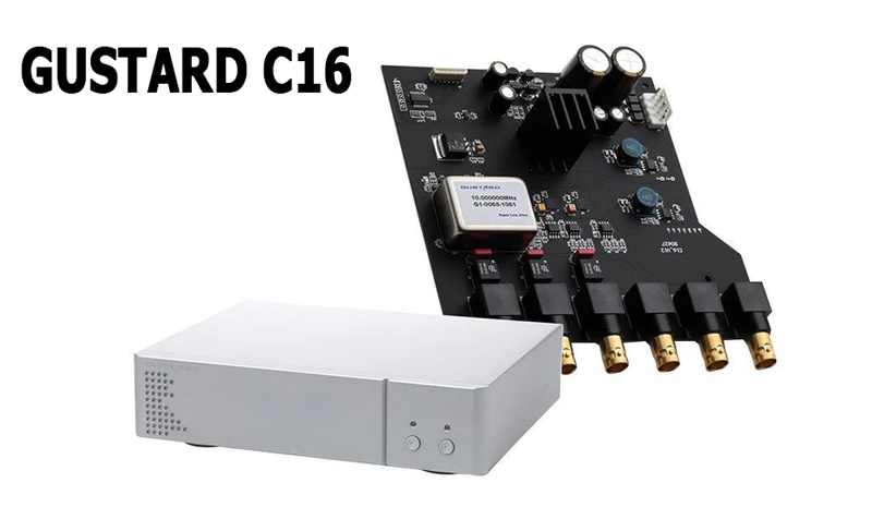 Gustard C16 10MHz Clock - Thiết bị hoàn hảo cho dàn âm thanh cao cấp
