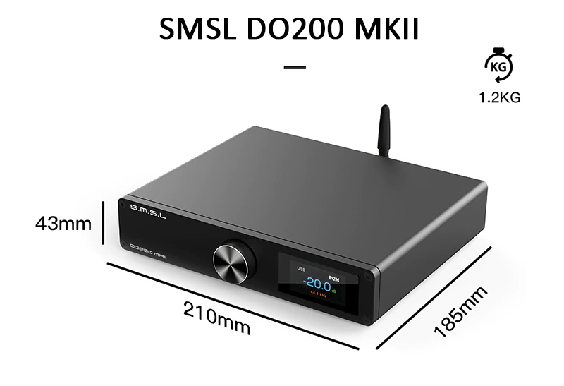 SMSL DO200MK2 - Thiết kế đơn giản, gọn nhẹ