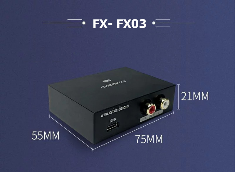 FX-AUDIO FX03 - DAC giải mã nghe nhạc DSD