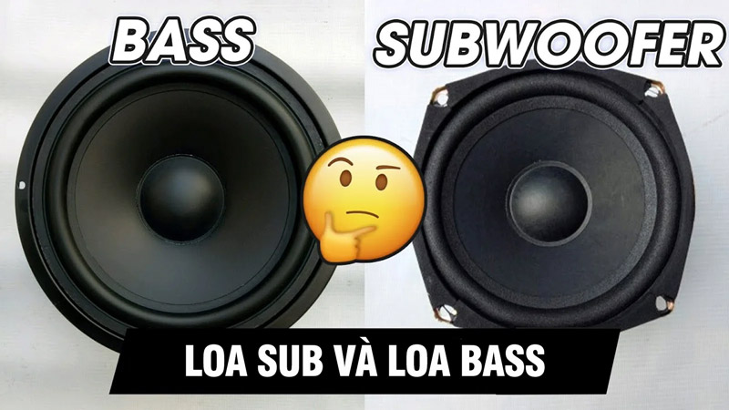 Loa sub và loa bass khác nhau thế nào? Có thể biến loa bass thành loa sub?