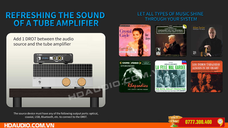 FX Audio DR07 – DAC giải mã tích hợp ấn tượng, đáng mua trong tầm giá