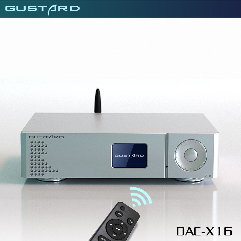 DAC GUSTARD X16 - 2x ES9068AS/ MQA Bluetooth 5.0/ 32bit 768kHz DSD512