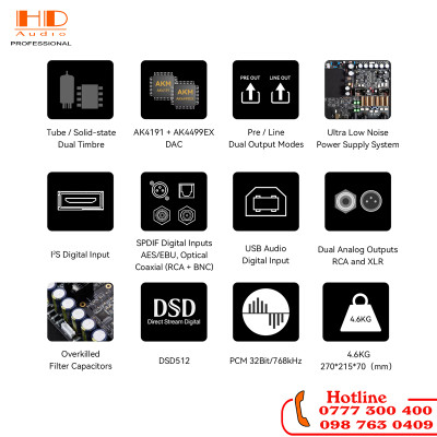 DAC Đèn Cayin IDAC 8