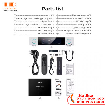 Streaming FiiO S15 Tích Hợp Giải Mã Hi-Res