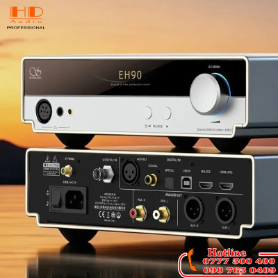 SHANLING EH90 – DAC R2R Kunlun Pro & Headphone Amplifier Fully Discrete, PCM 768kHz/DSD512