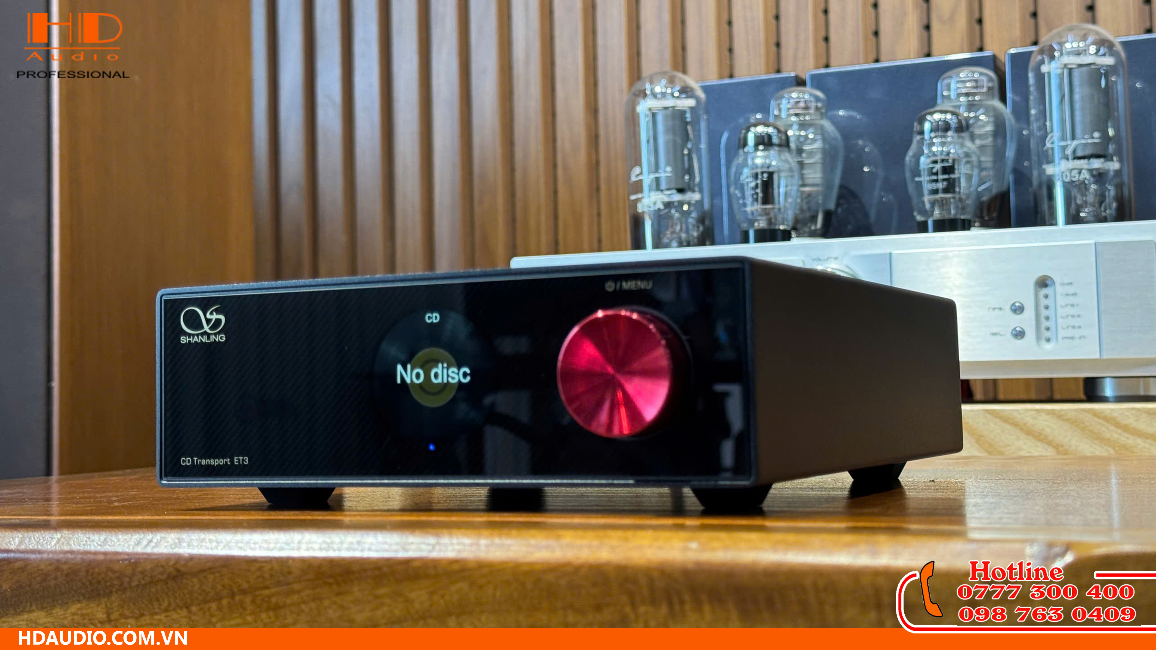 Shanling ET3 - CD Transport Hi-End Hỗ Trợ I2S, USB Audio, AES/EBU & MQA-CD