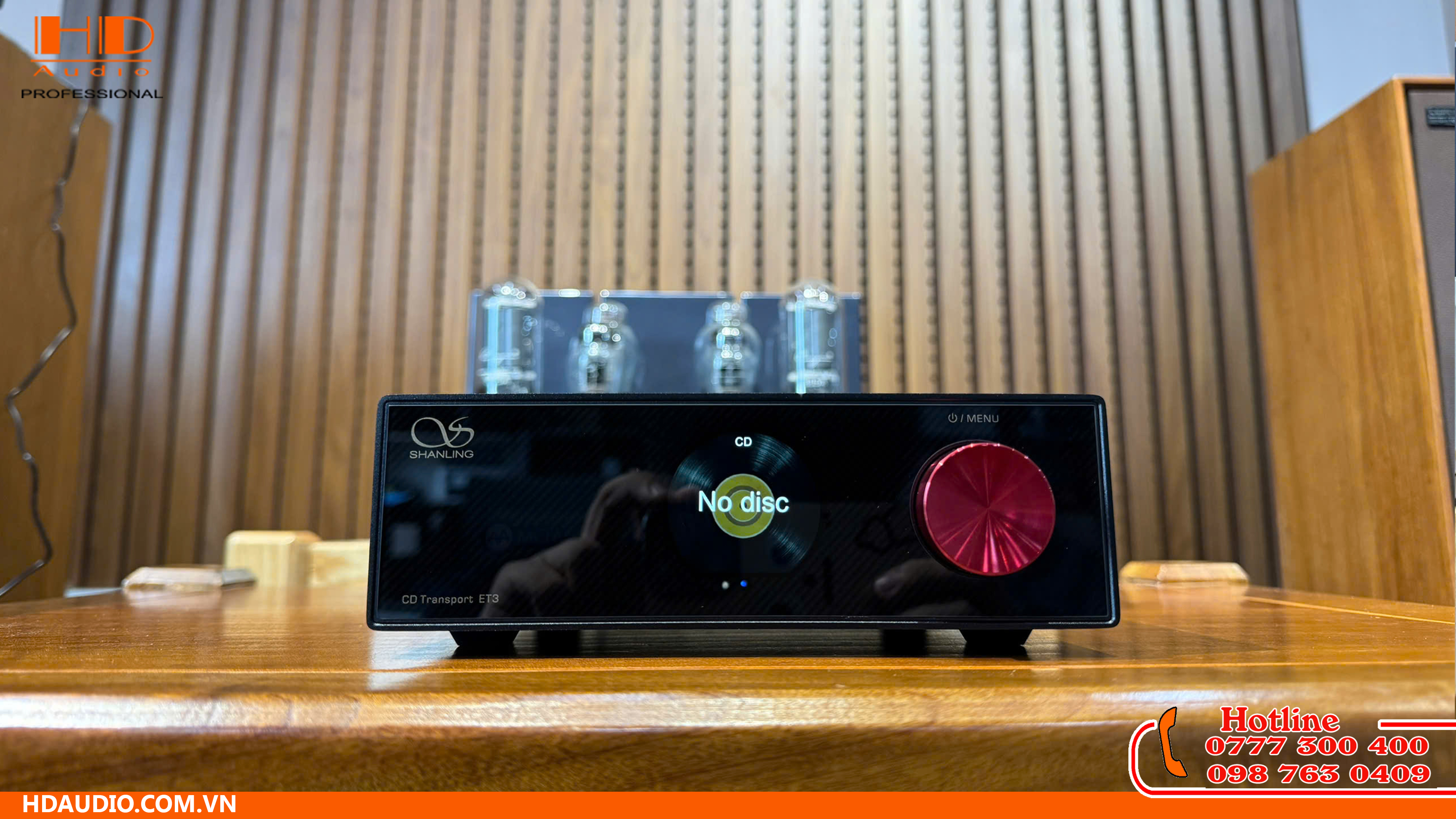 Shanling ET3 - CD Transport Hi-End Hỗ Trợ I2S, USB Audio, AES/EBU & MQA-CD