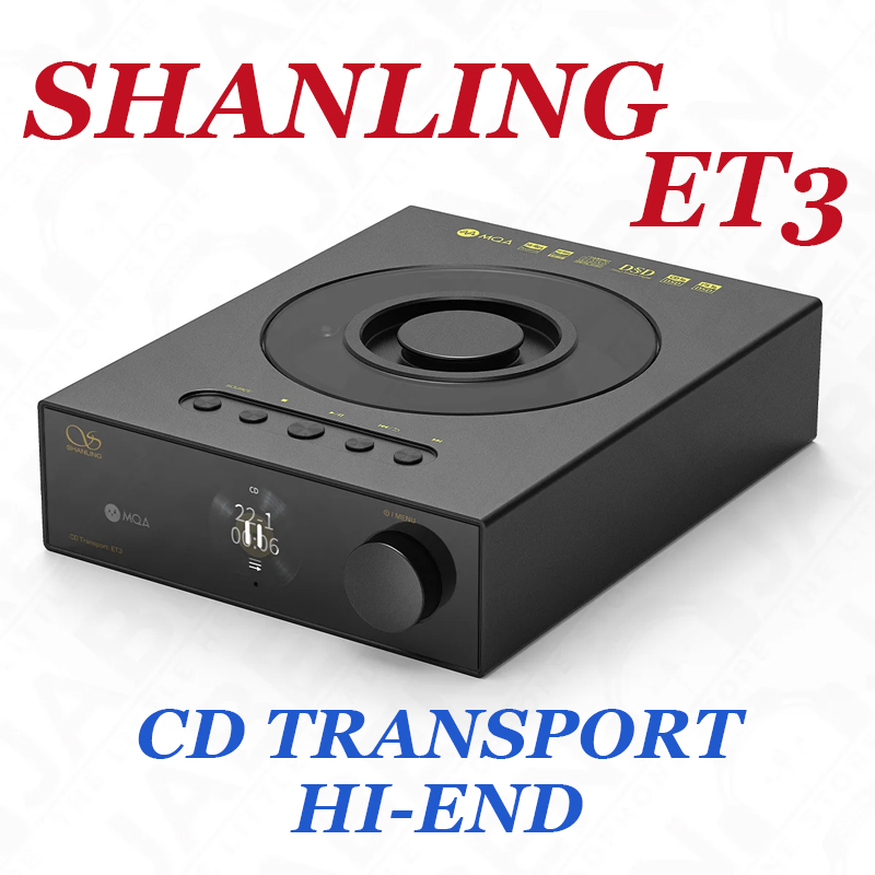 Shanling ET3 - CD Transport Hi-End Hỗ Trợ I2S, USB Audio, AES/EBU & MQA-CD