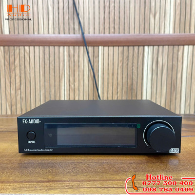 Giải mã cao cấp FX-AUDIO DA06 trang bị 2 chip DAC AK4493