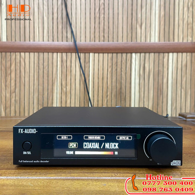 Giải mã cao cấp FX-AUDIO DA06 trang bị 2 chip DAC AK4493