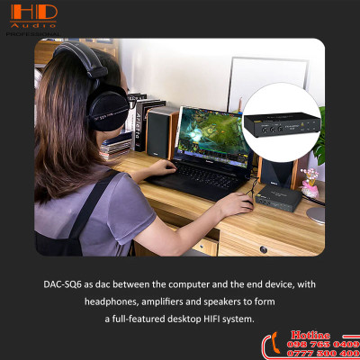 Bộ Giải Mã DAC FXAUDIO SQ6 - DAC Chơi Oto